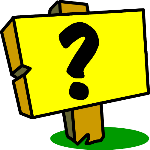 Question mark sign illustration