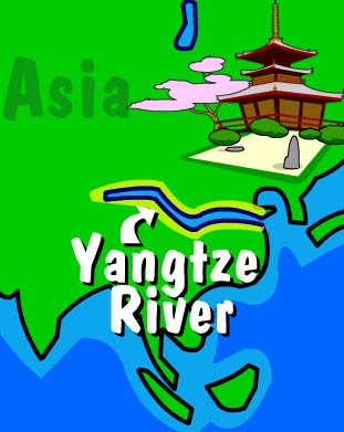 Illustration of The Yangtze River